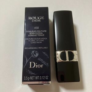  unused DIOR rouge Dior lipstick 458 Paris satin 