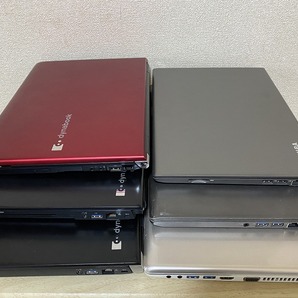 【ジャンク品】ノートパソコン pc 大量 まとめ 6台セット 東芝 dynabook PC パーツ core i7 5の画像1