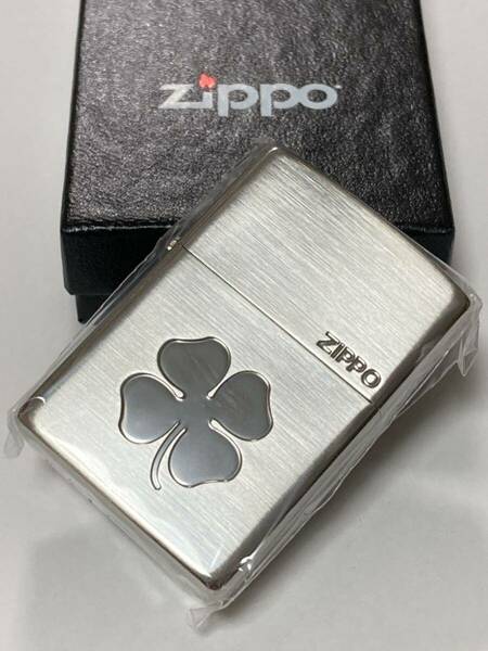 四つ葉のクローバー 幸運 シルバー ZIPPO