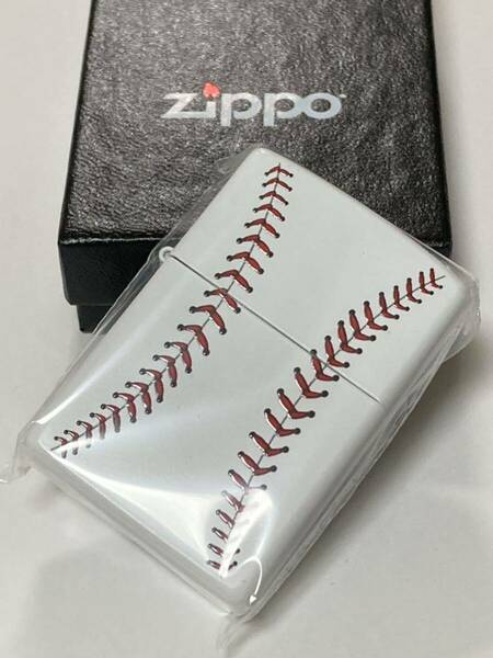 野球 ボール ホワイト ZIPPO