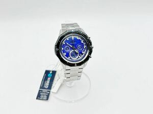 6-47 未使用 SEIKO セイコー WIRED ワイアード メンズ 腕時計 ウォッチ クオーツ　クロノグラフ THE BLUE ザ・ブルー AGAW415 