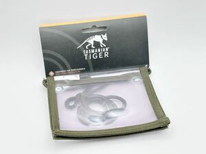 6-3 未使用 Tasmanian Tiger タスマニアン タイガー ID Holder ID ホルダー パスケース オリーブ 7628.331 両面 透明 ミリタリー