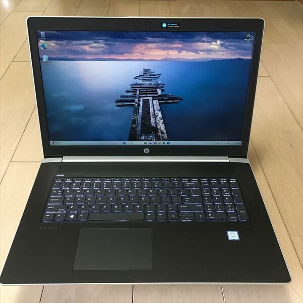 625）HP ProBook 470 G5 17インチ Core i7-8550U 1.8GHz/RAM 16GB SSD256GB+1TB（140625）