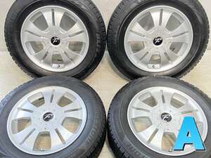 中古タイヤ スタッドレスタイヤ ホイールセット 4本セット 195/65R15 　 FLYMANT 15x6.5 45 100/114.3-5穴 ブリヂストン ブリザック VRX2