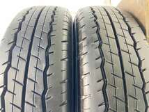 中古タイヤ サマータイヤ 2本セット 195/80R15 107/105LT ダンロップ SP 175N_画像3