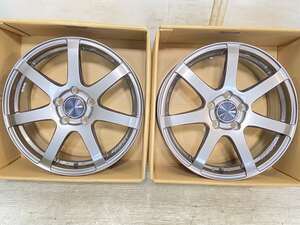 中古ホイール 2本 ENKEI PF-07 17x7.0 48 114.3-5穴 中古アルミホイール