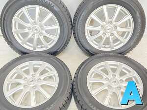 中古タイヤ スタッドレスタイヤ ホイールセット 4本セット 195/65R15 　 AZ SPORTS 15x6.0 50 114.3-5穴 ヨコハマ アイスガード iG50 PLUS