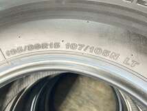 中古タイヤ サマータイヤ 4本セット 195/80R15 107/105LT ブリヂストン エコピア RD-613_画像5