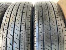 中古タイヤ サマータイヤ 4本セット 195/80R15 107/105N LT ブリヂストン エコピア R710_画像3