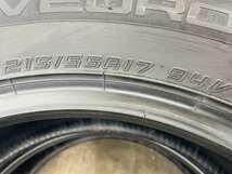 中古タイヤ サマータイヤ 2本セット 215/55R17 ダンロップ ヴューロ VE304_画像4