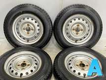 中古タイヤ サマータイヤ ホイールセット 4本セット 165R13 6PR トヨタ純正 13x5.0 100-4穴 グッドイヤー カーゴプロ_画像1