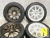 中古タイヤ サマータイヤ ホイールセット 4本セット 215/50R17 WORK EMOTION 17x7.0 47 114.3-5穴 　 CORSA　2233_画像1