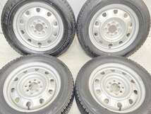 中古タイヤ スタッドレスタイヤ ホイールセット 4本セット 185/65R15 　 TOPY V13 15x5.5 100/114.3-4穴 ブリヂストン ブリザック VRX2_画像1