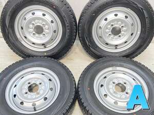 中古タイヤ スタッドレスタイヤ ホイールセット 4本セット 145/80R12 80/78LT TOPY M74 12x3.5 100-4穴 DUNLOP ウィンターマックス SV01