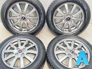 中古タイヤ スタッドレスタイヤ ホイールセット 4本セット 185/60R15 　 Fang 15x5.5 50 100-4穴 トーヨータイヤ オブザーブ GIZ2