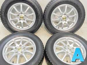 中古タイヤ スタッドレスタイヤ ホイールセット 4本セット 215/65R16 　 ZACK JP-102 16x6.5 35 114.3-5穴 グッドイヤー アイスナビ 7