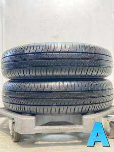 中古タイヤ サマータイヤ 2本セット 145/80R13 ダンロップ エナセーブ EC204