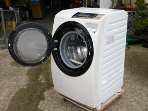 [ operation goods /11kg]HITACHI drum type washing machine BD-S8800L left opening big drum hot water Niagara washing heat recycle manner iron used * with translation 