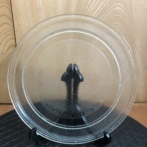 TWINBIRD 電子レンジDR-D219 用 　耐熱ガラス 丸皿 ガラス皿 ターンテーブル: 24.5cm