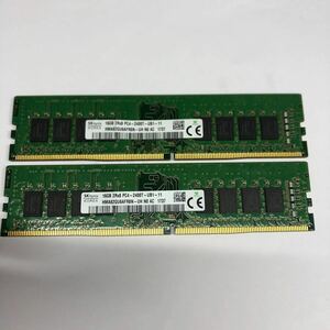 SK hynix 16GB 2Rx8 PC4-2400T-UB1-11 (16GB 2 шт. комплект итого 32GB )