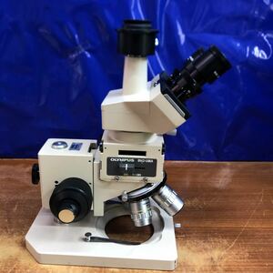 OLYMPUS Olympus . eye real body microscope BH2-UMA /BHMJ/ lens NeoDPlan 50/0.75 20/0.40 10/0.25 5/0.10 f=180 present condition goods 