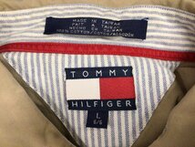 90’S TOMMY HILFIGER B.D COTTON SHIRT SIZE L トミー ヒルフィガー ボタンダウン コットン シャツ 刺繍_画像4