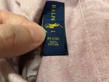 RALPH LAUREN B.D COTTON SHIRT SIZE S ラルフ ローレン ボタンダウン コットン シャツ_画像5