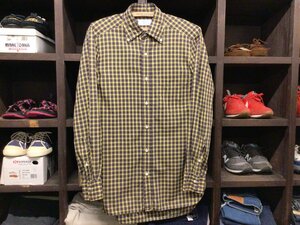 MADE IN ITALY LUIGI BORRELLI TARTAN CHECK B.D SHIRT SIZE 14 1/2 イタリア製 ルイジ ボレッリ タータン チェック ボタンダウン シャツ