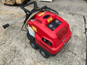 [ Hyogo prefecture departure ] warehouse . industry GHS-1609 hot water high pressure washer diesel diesel 200V wheel attaching 