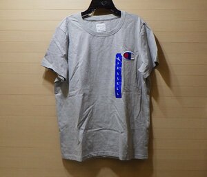 B663-629008 Champion チャンピオン Tシャツ グレー OXFORD HEATHER US/L JP/XL レディース 半袖 綿100%