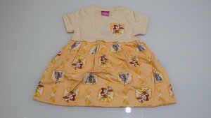 m809-587184 Disney ディズニー 美女と野獣 プリンセス ベル ワンピース ドレス 子供 女の子 90㎝※タグ無し