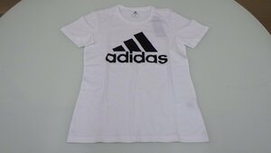 g752-40002 アディダス adidas レディース Tシャツ ホワイト 白色 KR/XS JP/M 綿100%