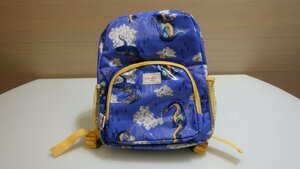 H434-38538 Cath Kidston キャスキッドソン キッズ バックパック ブルー/ドラゴン 子供用 リュックサック 汚れに強いPVCコーティング素材