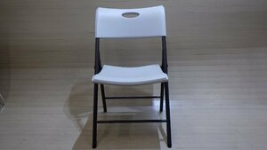 A737-2000202 LIFETIME 折り畳み椅子 LIFETIME FOLDING CHAIR ホワイト 屋内屋外使用可 キャンプ アウトドア イベント スチールフレーム