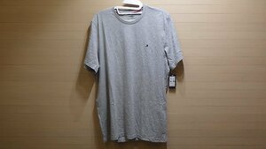 H204-222210 トミーヒルフィガー TOMMY HILFIGER グレー Tシャツ 半袖 US/L JP/XL 綿100% ロゴ