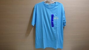 G534-47422 HANG TEN メンズ Tシャツ US/L JP/XL ターコイズブルー 綿100% バックプリント ロゴ 半袖 コストコ