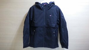 B285-1522351 TOMMY HILFIGER トミーヒルフィガー メンズ ナイロンジャケット US/S JP/M ブラック 上着 アウター