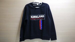 K450-7771041 カークランドシグネチャー ユニセックス ロゴ クルーネック ブラック メンズUS/M JP/L レディースUS/L JP/XL トレーナー