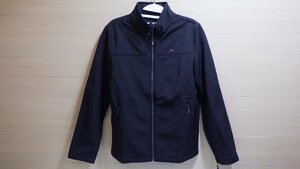 u223-3333491 TOMMY HILFIGER トミーヒルフィガー クラシックジャケット フリースメッシュ US/S JP/M ブラック 上着 アウター コストコ