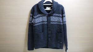 S283-30857 Weatherproof Vintage メンズ ニット カーディガン US/M JP/L グレー ※1カ所ボタン無し 予備有り