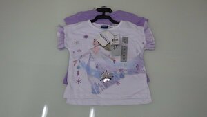 d71-587121 ディズニー Disney FROZEN アナと雪の女王 US/3T JP/100㎝ Tシャツ 2枚組 半袖 子供 キッズ