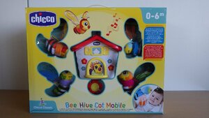 H255-52804 unused goods exhibition goods Chiccokiko music box Merry Be high b cot mobile 51×68×55cm 0 -years old ~6 months toy goods for baby 