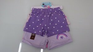 B745-28701 Pekkle ペックル 子供 キッズ ベビー服 ショートパンツ ズボン US/3 JP/100㎝ 4枚セット 女の子