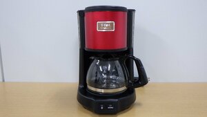 D662-41134 T-fal ティファール コーヒーメーカー CM4905JP ワインレッド