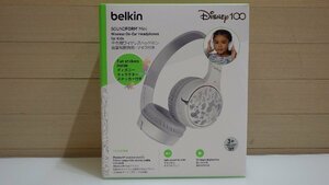 K840-59197 Belkin 子供用ワイヤレスヘッドホン ディズニー創立100年限定モデル 子供向けに設計 28時間のバッテリー寿命 お子様の耳を守る