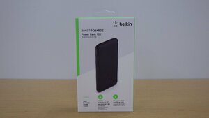 G235-48665 Belkin モバイルバッテリー 1個入り 10,000mAh ブラック スマホ 充電 旅行 災害 大容量合 デバイスを3台まで一度に充電