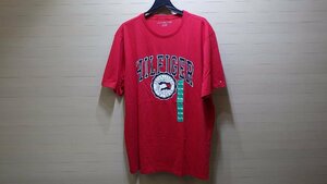 E202-46620 トミーフィルガー OPV メンズ Tシャツ US/XL JP/XXL レッド 赤色 半袖 洋服 夏