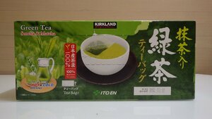 G741-979855 best-before date 2024/10/10 KS. wistaria . green tea tea bag 100 sack powdered green tea entering ... little no / fragrance . is good . hot water if 30 second / water .. if 3 minute 