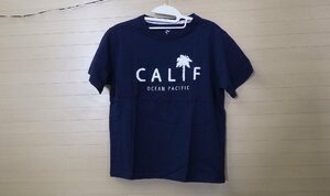 e184-28073 OceanPacific ロゴ Tシャツ ネイビー US/XL JP/XXL 半袖 バスト93~101cm 身長154~162cm 綿100%