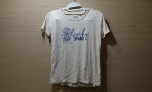 A804-36251 格安100円スタート!! 中古品 ナイトウェア 半袖 Tシャツ ベージュ US/S JP/M トップス